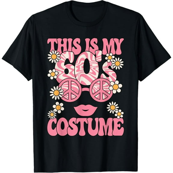 This Is My 60's Costume Women 1960s Party 60s Outfit Retro T-Shirt