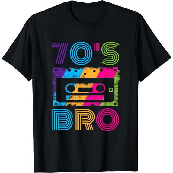 This Is My 70's Bro Costume Vintage Retro Party 1970's Funny T-Shirt
