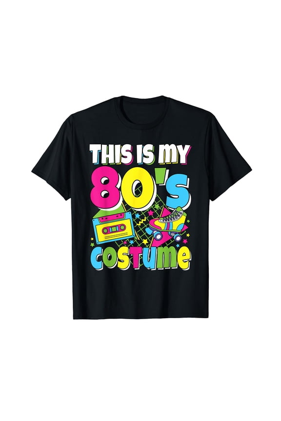 This Is My 80's Costume 80s Theme Outfit Eighties 1980s T-Shirt