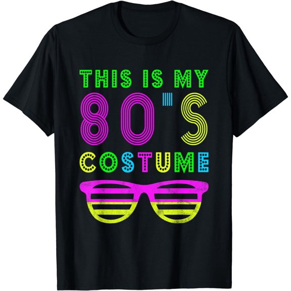 This Is My 80S Costume T-Shirt 80's Party Tee