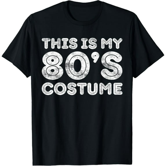 This Is My 80s Costume T-Shirt Party Men Women 80s Costume T-Shirt