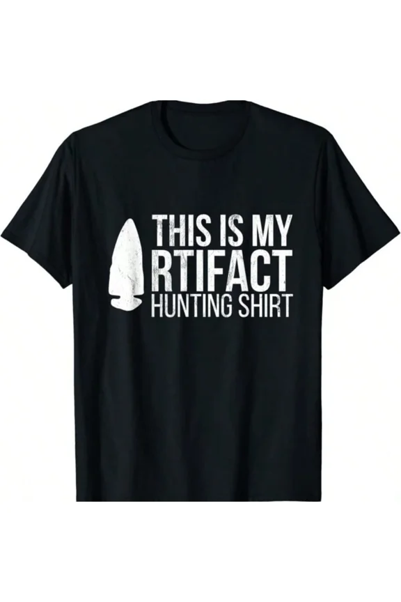 This Is My Artifact Hunting Shirt Arrowhead Archaeology Graphic T-Shirt for Men and Women