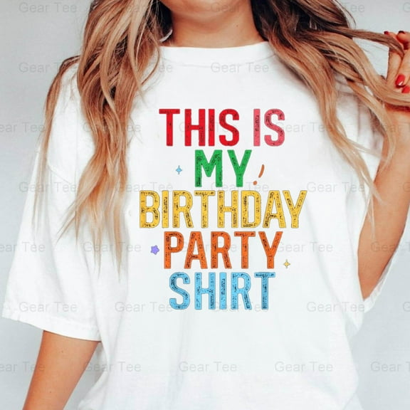 This Is My Birthday Shirt, Party, Funny, Birthday, Gift, Humor, Celebration, Fun, Cake T-Shirt Unisex, up to 5XL