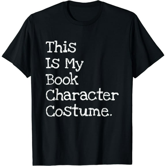 This Is My Book Character Costume Funny Halloween T-Shirt
