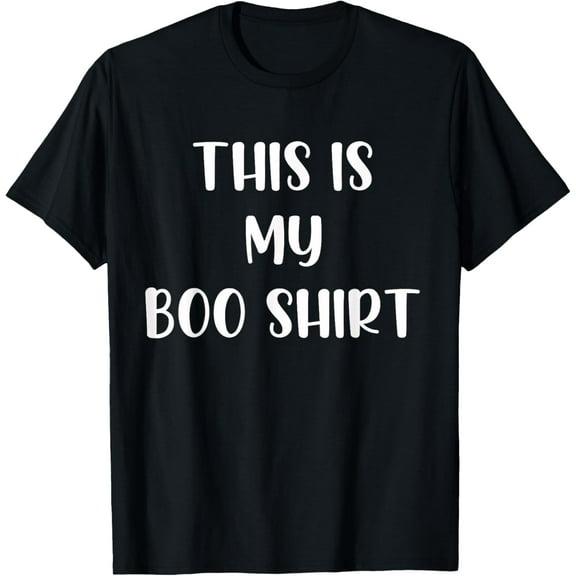 This Is My Booshirt Funny Boo Halloween T-Shirt
