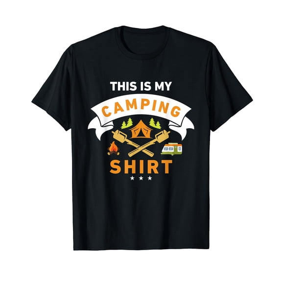 This Is My Camping Shirt Funny Camper T-shirt