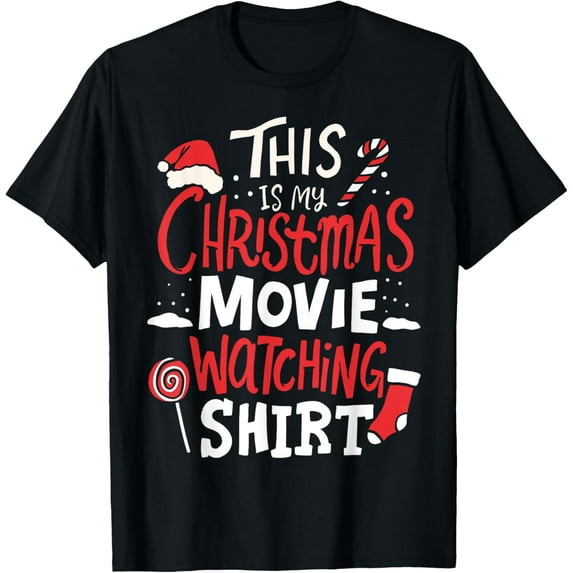 This Is My Christmas Movie Watching Shirt T-Shirt