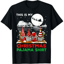 This Is My Christmas Pajama Xmas Plaid Funny Guitarist Gift T-Shirt This Is My Christmas Pajama Xmas Plaid Funny Guitarist Gift T-Shirt