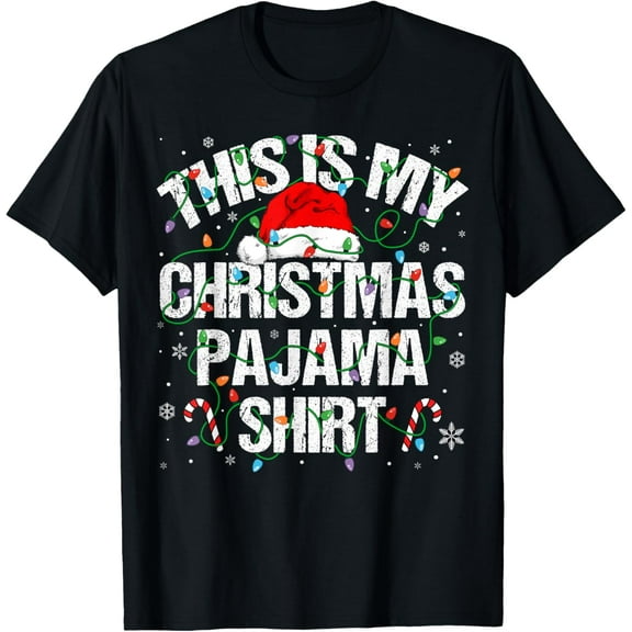 This Is My Christmas Pajama Shirt Matching Christmas Group T-Shirt