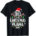 thumbnail image 1 of This Is My Christmas Pajama Shirt Xmas Family Christmas 2024 T-ShirtMen and women, Black T-shirt, size: Extra large, 1 of 4