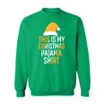 thumbnail image 1 of This Is My Christmas Pajama Sweatshirt Men -Image by Shutterstock, Male XX-Large, 1 of 4