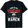thumbnail image 1 of This Is My Christmas Pajama Tee Powered by Ramen Anime Lover T-Shirt, 1 of 4