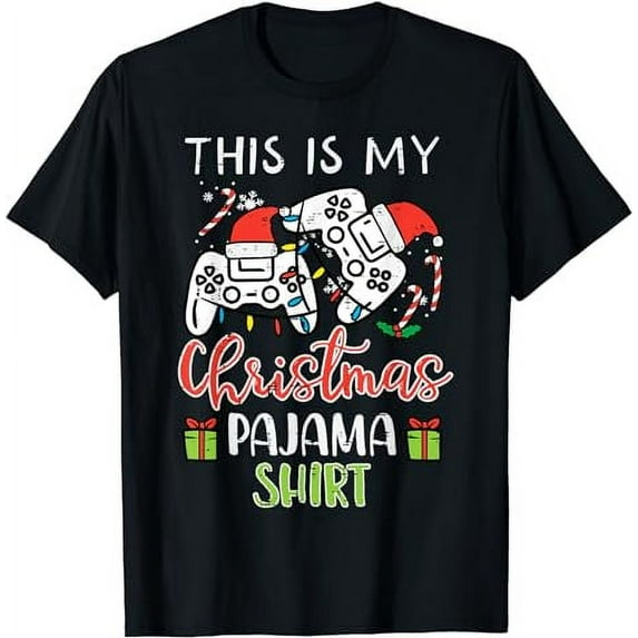 This Is My Christmas Shirt Xmas Gamer Men Boys Kids Youth T-Shirt