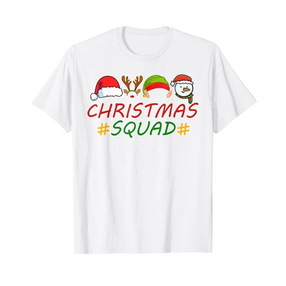 This Is My Christmas Squad Pajama Shirt Merry Xmas Family T-Shirt