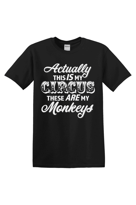 This Is My Circus Monkeys Graphic T-Shirt