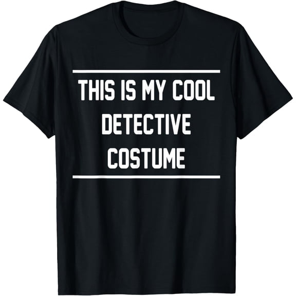 This Is My Cool Detective Costume T-Shirt