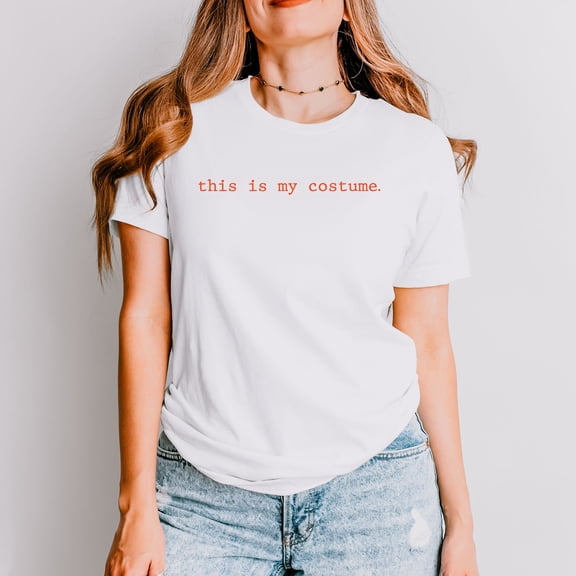 This Is My Costume Typewriter - Women's Short Sleeve Graphic T-Shirt