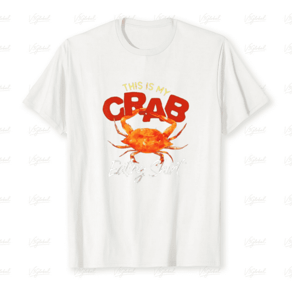 This Is My Crab Eating Tee National Crab Fest Seafood Pun Lover Unisex T-Shirt, up to size 5XL