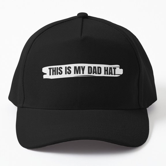 This Is My Dad Baseball Cap, Father Statement Design, Classic Everyday Hat Style