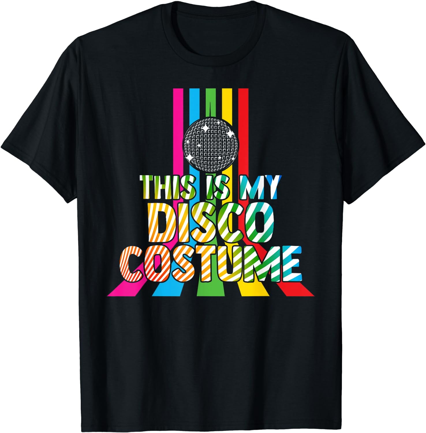 This Is My Disco Costume 80s 70s Disco Nightclub Dance Party T-Shirt ...