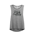 thumbnail image 1 of This Is My Dog Cuddling Sweater Women's Fashion Sleeveless Muscle Workout Yoga Tank Top Heather Grey Grey Medium, 1 of 3