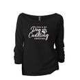 thumbnail image 1 of This Is My Dog Cuddling Sweater Women's Fashion Slouchy 3/4 Sleeves Raglan Lightweight Sweatshirt Black Small, 1 of 3