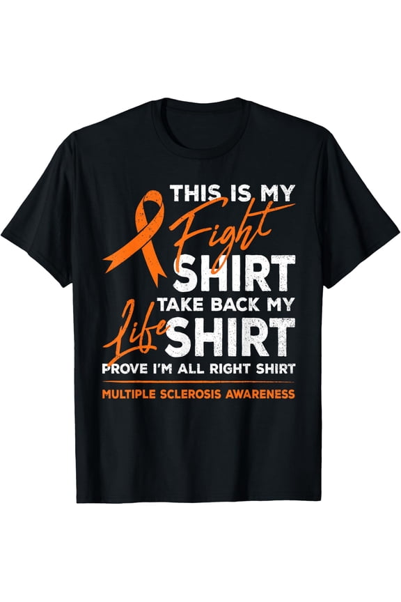 This Is My Fight Multiple Sclerosis MS Awareness MS Ribbon T-Shirt