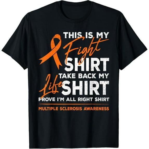 This Is My Fight Multiple Sclerosis MS Awareness MS Ribbon T-Shirt