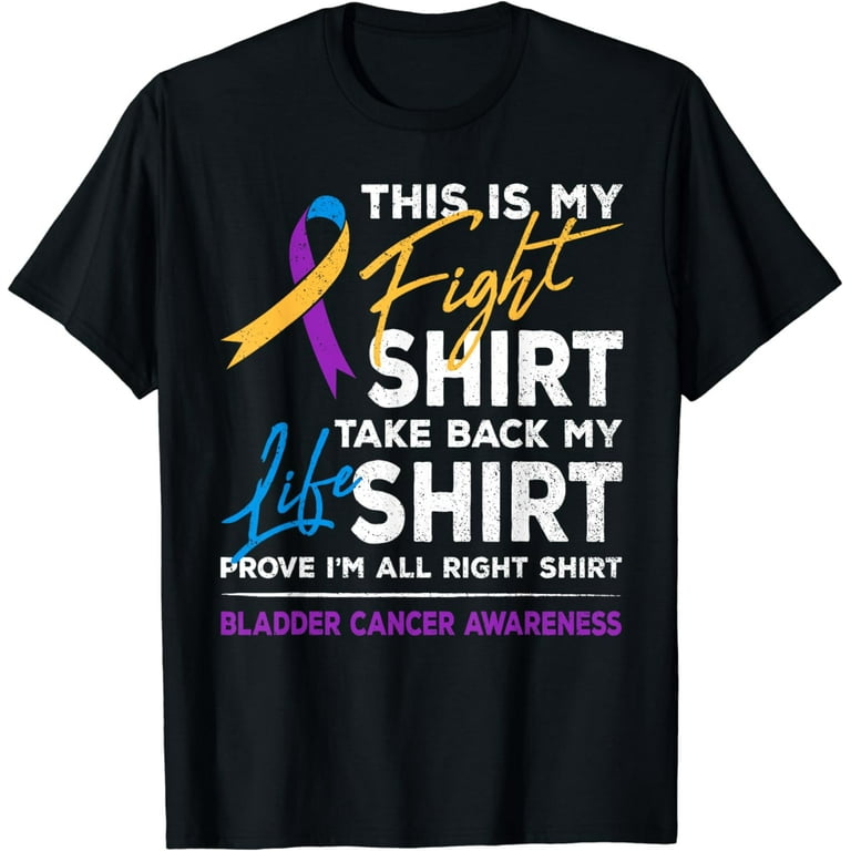 Fight Bladder Cancer Awareness Butterfly Shirt For Men Women