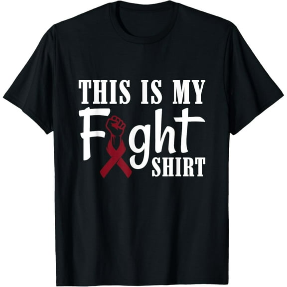This Is My Fight Shirt Warrior Throat Cancer Awareness T-Shirt