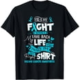 thumbnail image 1 of This Is My Fight T-Shirt Vulvar Cancer Awareness mens t shirt，black，women，funny，misfits，men，journey, 1 of 4
