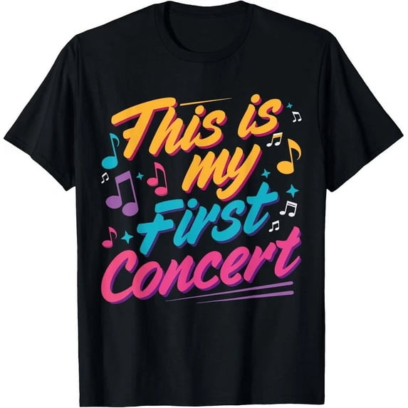 This Is My First Concert T-Shirt Unisex S-5XL Hot Trending Shirt, Vintage Birthday Gift