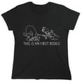 thumbnail image 1 of This Is My First Rodeo Sarcastic Humor Novelty Funny Women's Casual Tees, 1 of 3