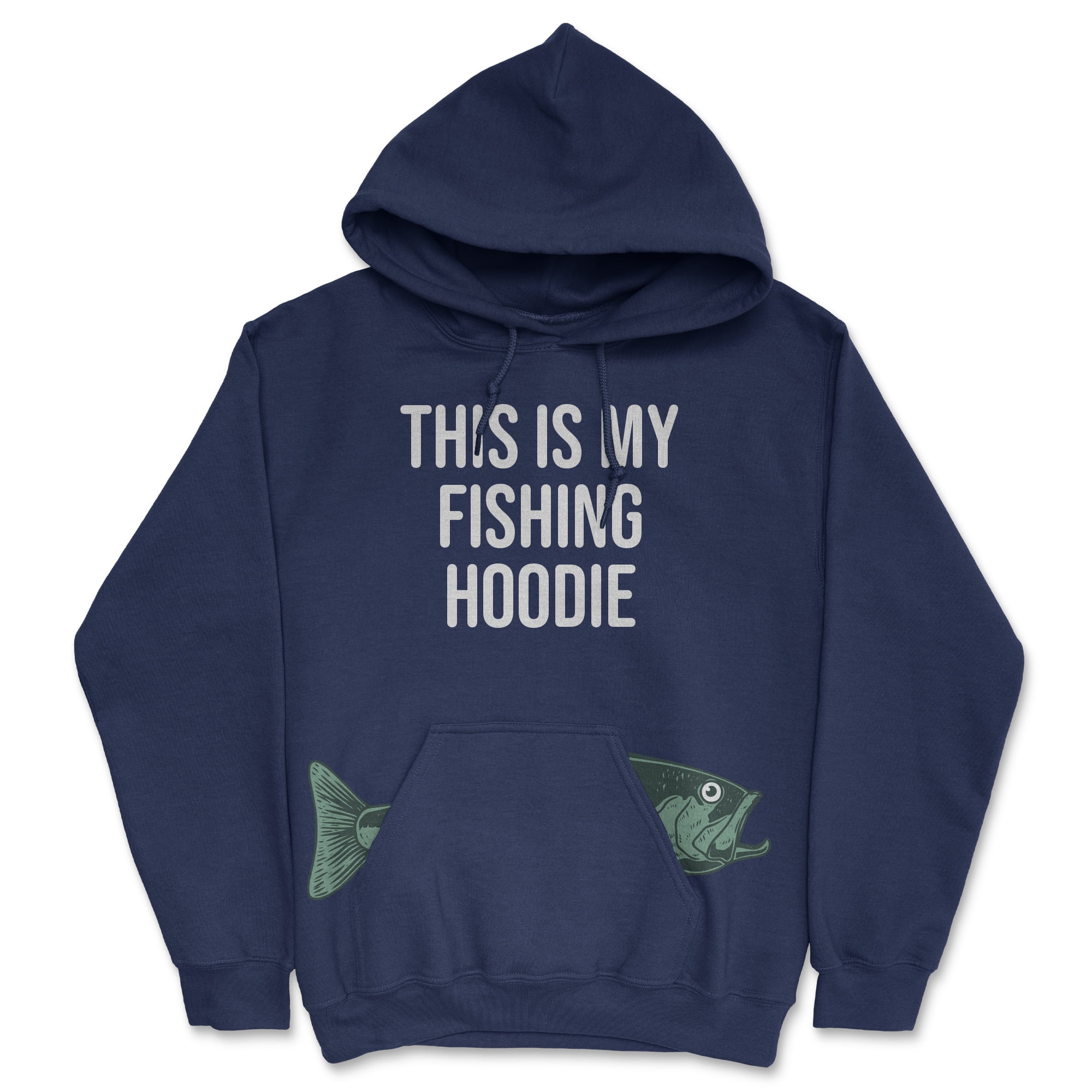 This Is My Fishing Hoodie Unisex Hooded Sweatshirt Funny Fishermen