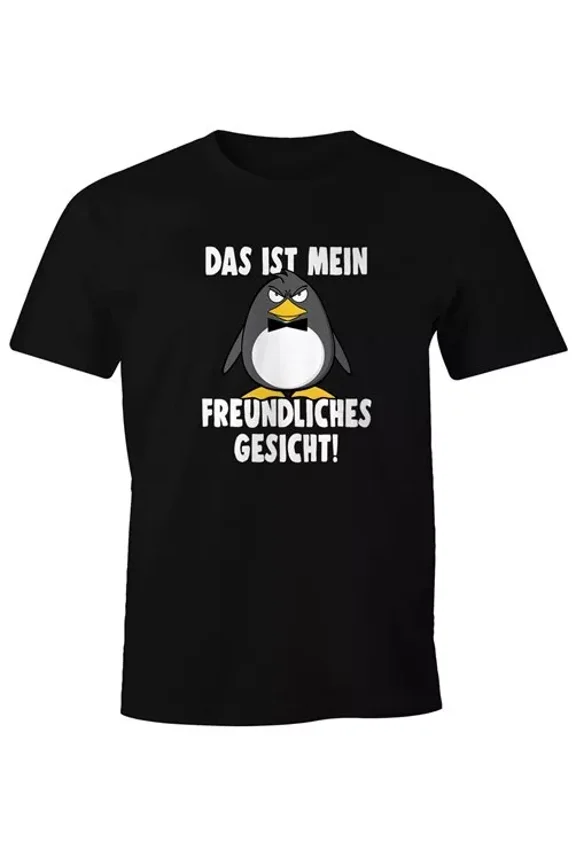 This Is My Friendly Face Bird Penguin Saying Fun Shirt Unisex S-5XL Hot Trending Shirt, Vintage Birthday Gift