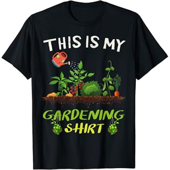 This Is My Gardening Shirt Funny Gardener Gifts Plants Lover T-Shirt
