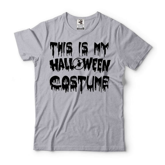 This Is My Halloween Costume Shirt Halloween Shirts Halloween Costume Halloween Party Shirt (X-Large Grey)