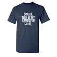 thumbnail image 1 of This Is My Hangover Shirt Sarcastic Humor Graphic Novelty Funny T Shirt, 1 of 5