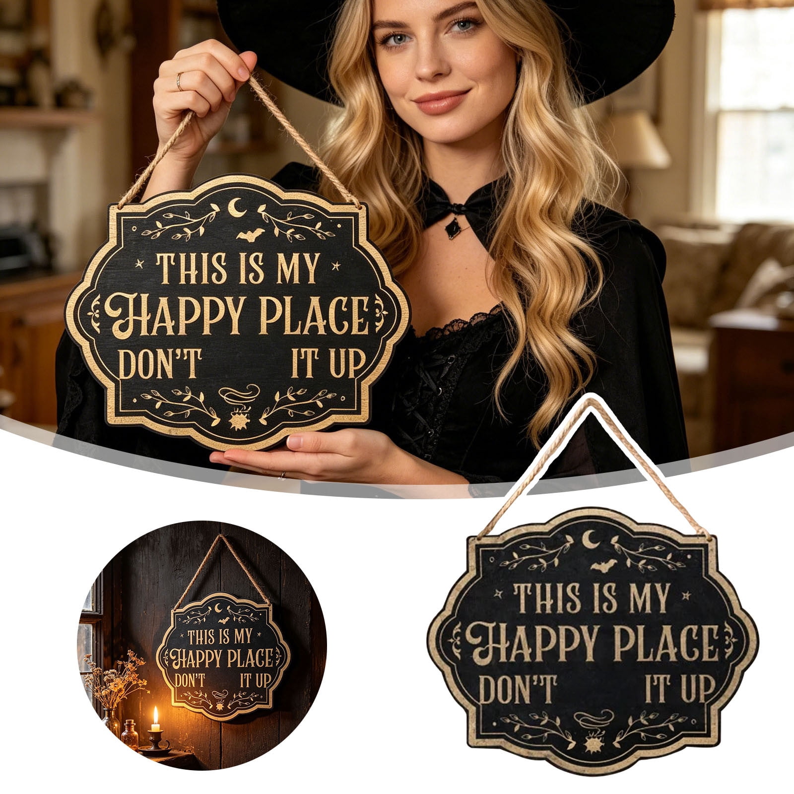 This Is My Happy Place The Guard Funny Garden Metal Sign This Is My ...