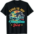 thumbnail image 1 of This Is My Hawaiian Beach Vacation Surf Surfing Palm Tree T-Shirt Black Medium, 1 of 4