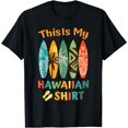 thumbnail image 1 of This Is My Hawaiian Shirt Women Luau Aloha Hawaii Beach Vacation T-Shirt Black 2X-Large, 1 of 4
