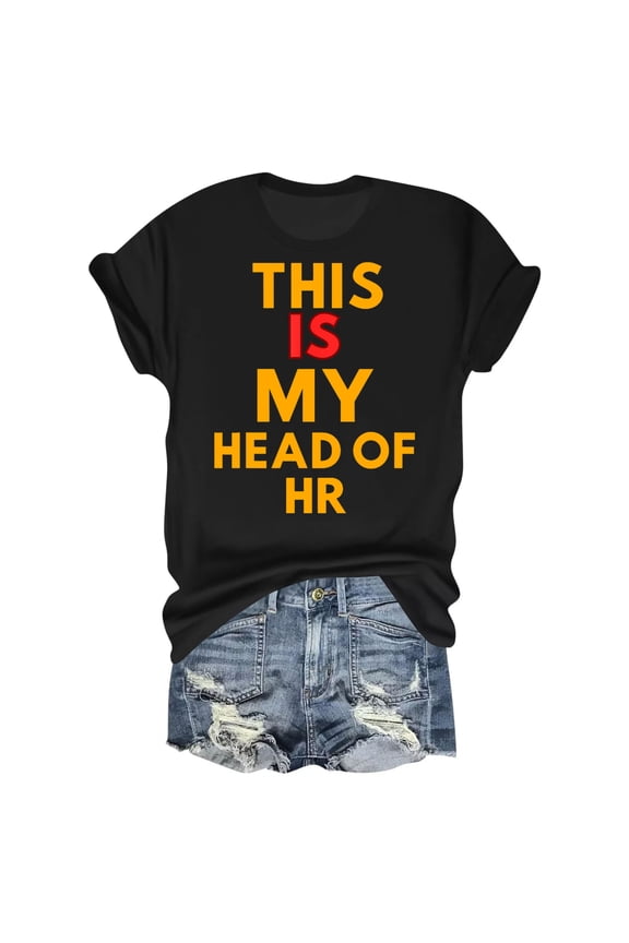 This Is My Head Of HR T-Shirt – Concert Lovers Theme – Music Fans Gift