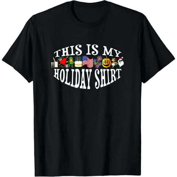 This Is My Holiday Shirt Mens T-Shirt