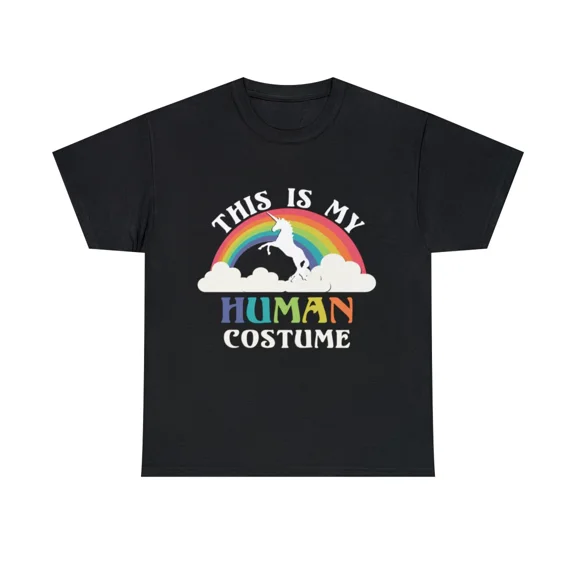 This Is My Human Costume I Am Really A Unicorn Unisex T-Shirt up to 5XL