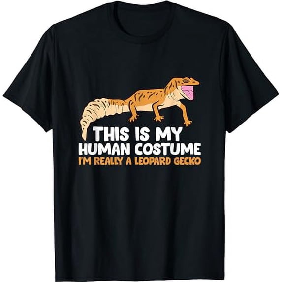 This Is My Human Costume I'm Really A Leopard Gecko T-Shirt