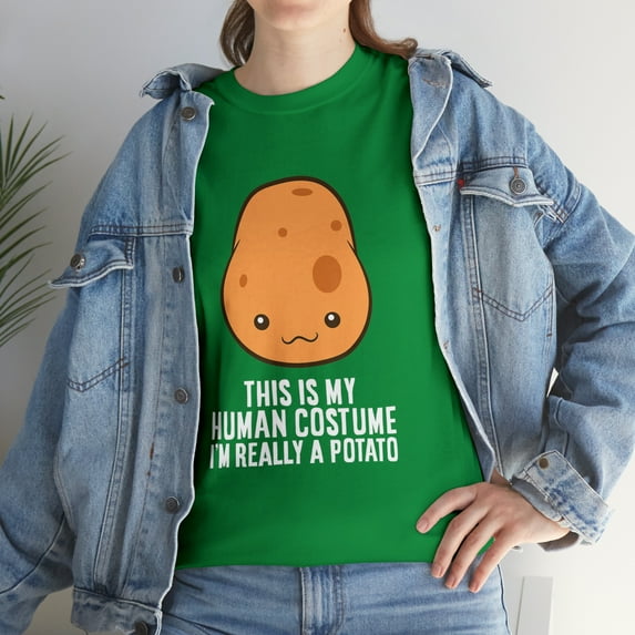 This Is My Human Costume I'm Really A Potato T-Shirt