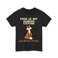 thumbnail image 1 of This Is My Human Costume I’m Really a Fox Cute Animal Humor Unisex T-Shirt, up to size 5XL, 1 of 2