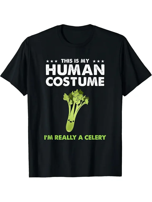 This Is My Human Costume Im Really A Celery T-Shirt