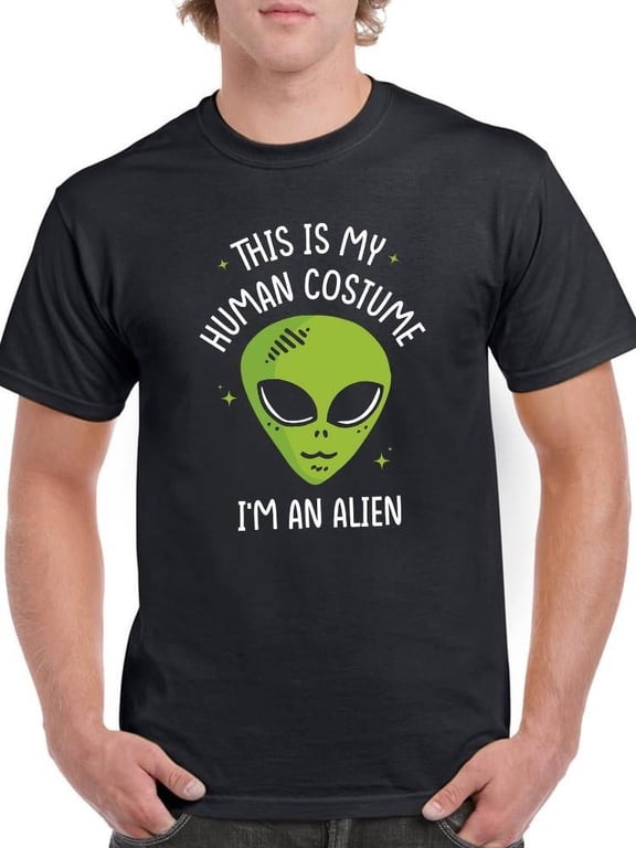 This Is My Human Costume. T-Shirt Men -Smartprints Designs, Male Large