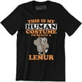 thumbnail image 1 of This Is My Human I'm Really A Lemur Men's T-Shirt, 1 of 4